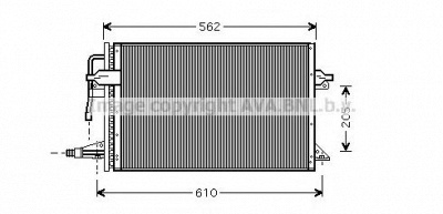 AVA QUALITY COOLING fd5323 -  Конденсатор, кондиционер